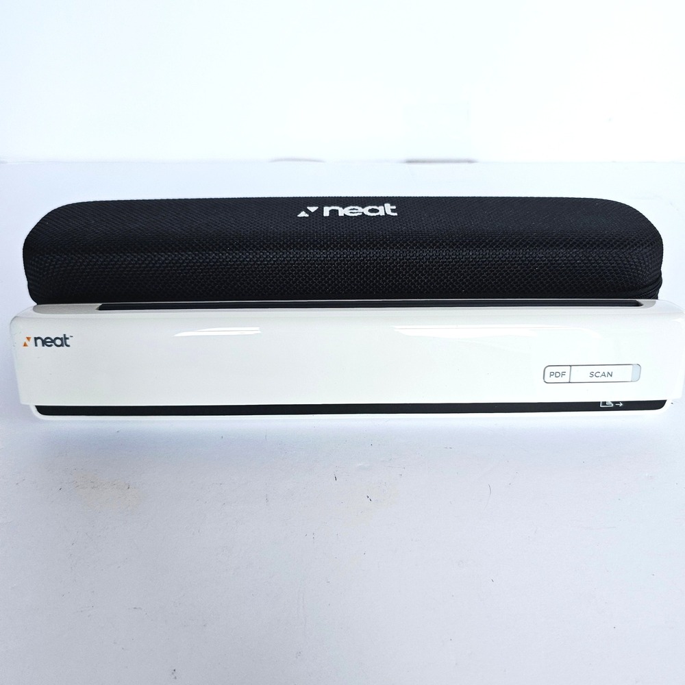 Neat NeatReceipts‎ NM-1000 Mobile Sheet-Fed Scanner White Portable Case Business